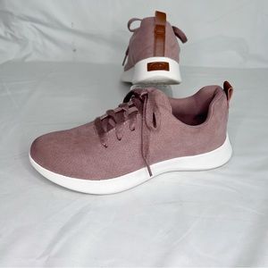 Dr Scholls Kicks dusty rose microfiber walking shoe